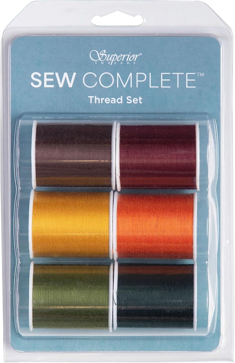 Superior Threads Sew Complete Polyester Sewing Quilting Thread 300 Yard Spool 6-Pack (Autumn) - Image 2